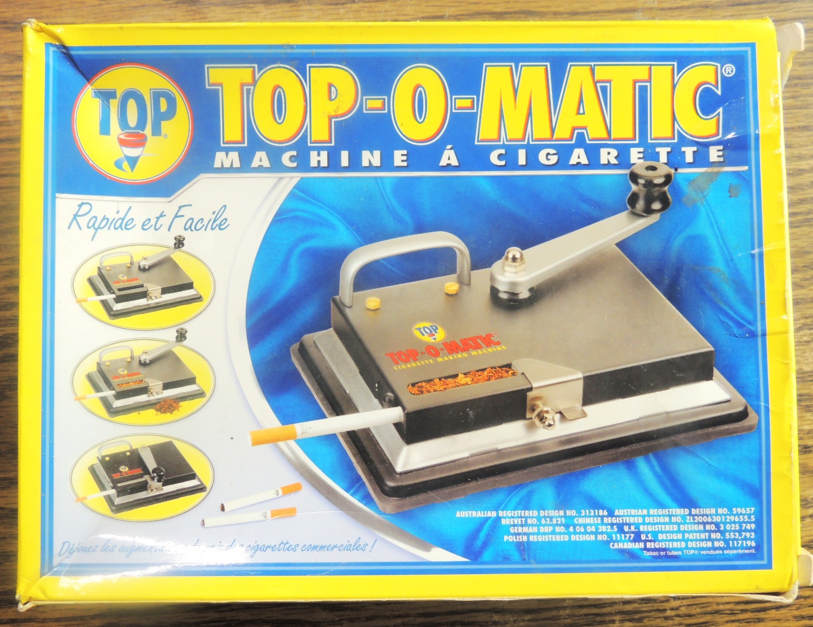 Top-O-Matic Manual Cigarette Making Rolling Machine