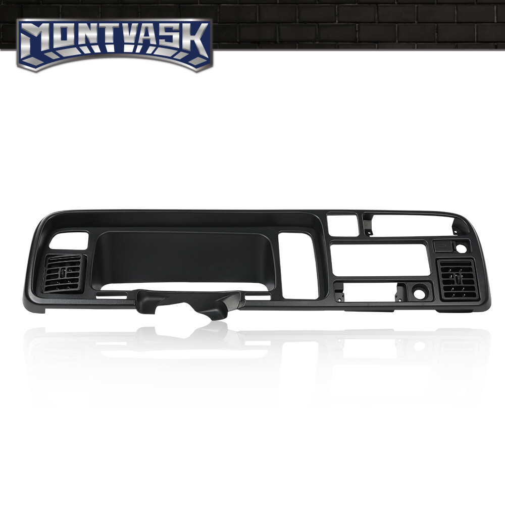 Fit For 1994-1997 Dodge Ram Dash Bezel Radio Trim Panel Surround Black Dashboard