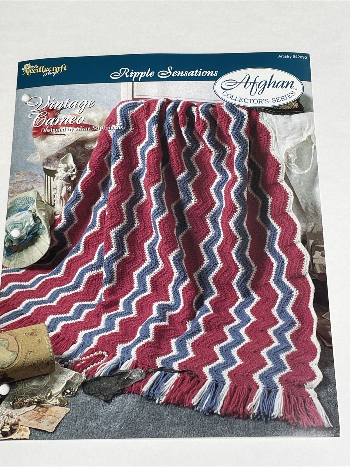 Vintage Cameo Ripple Sensations Crochet Pattern Needlecraft Shop