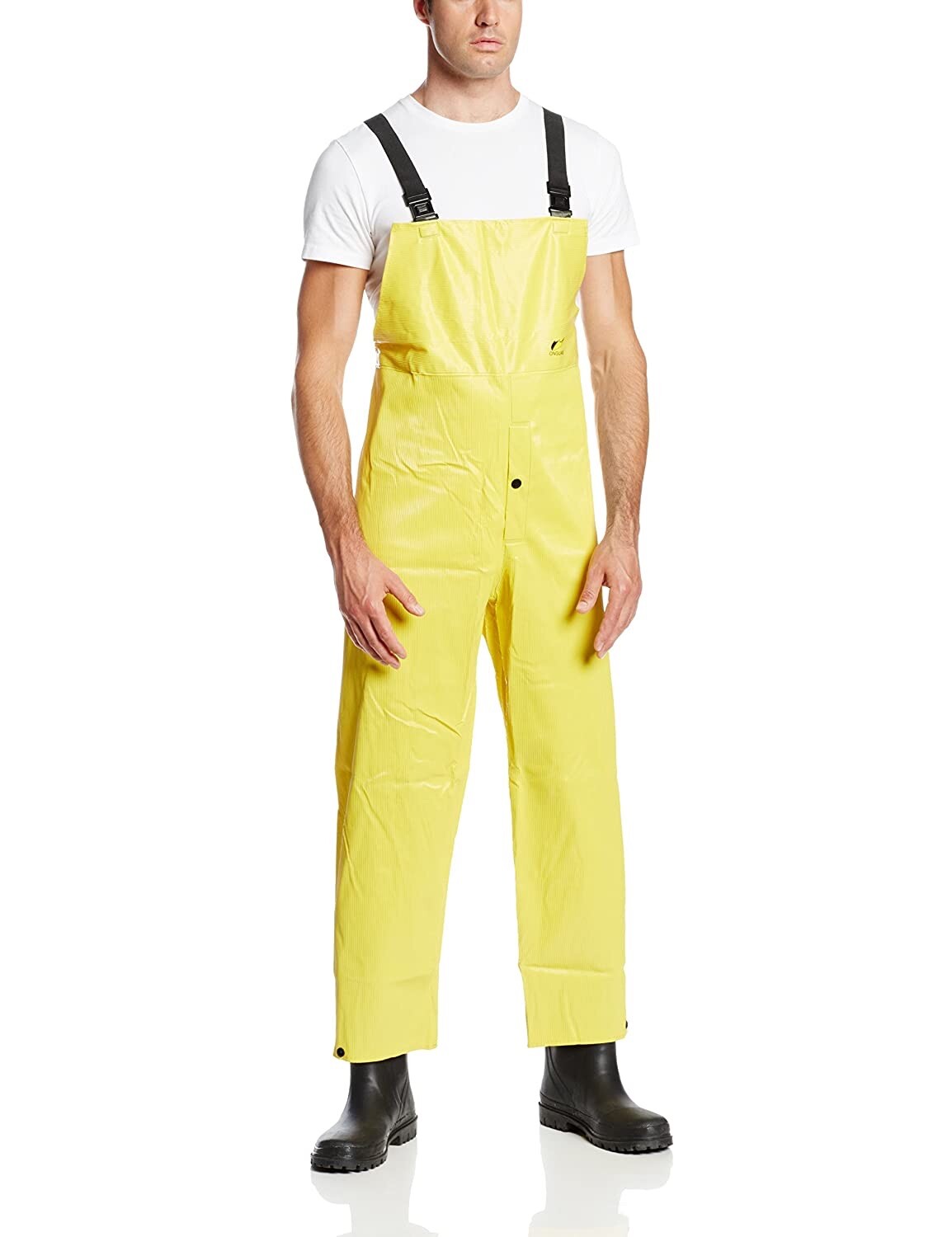 Onguard 79050 Size XL 54 In Waist Yellow PVC Rain Bib Overall (NEW) Qty-1