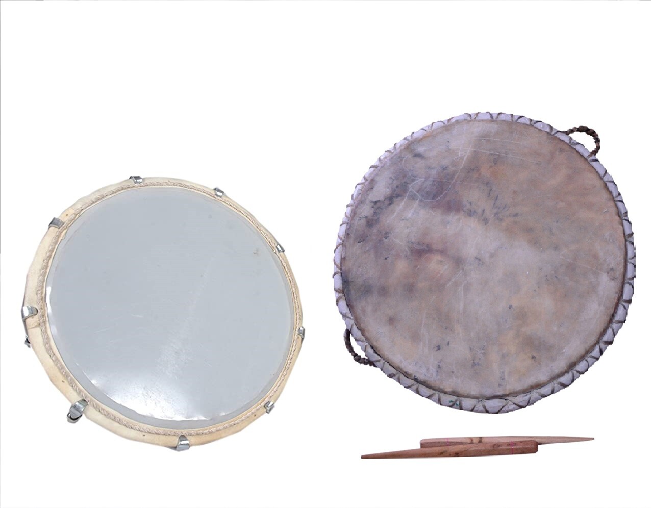 18" Nagada Traditional Hand Drum Nagari Handcraft Musical Percussion Instrument