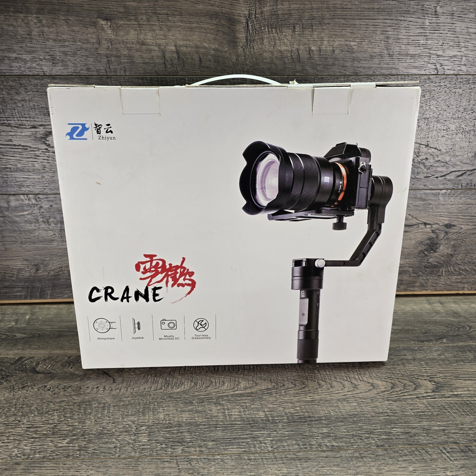 Zhiyun Crane V2 3-Axis Handheld Gimbal Stabilizer Black - Sony Canon Lumix Nikon