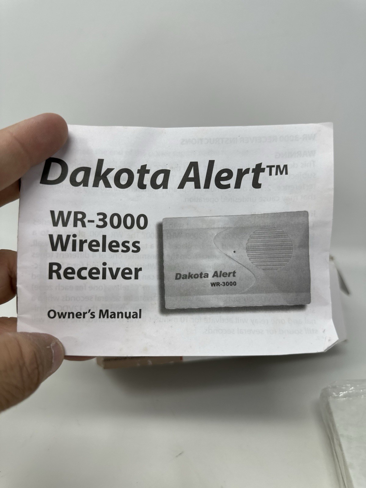 Dakota Alert WR-3000 Wireless Receiver