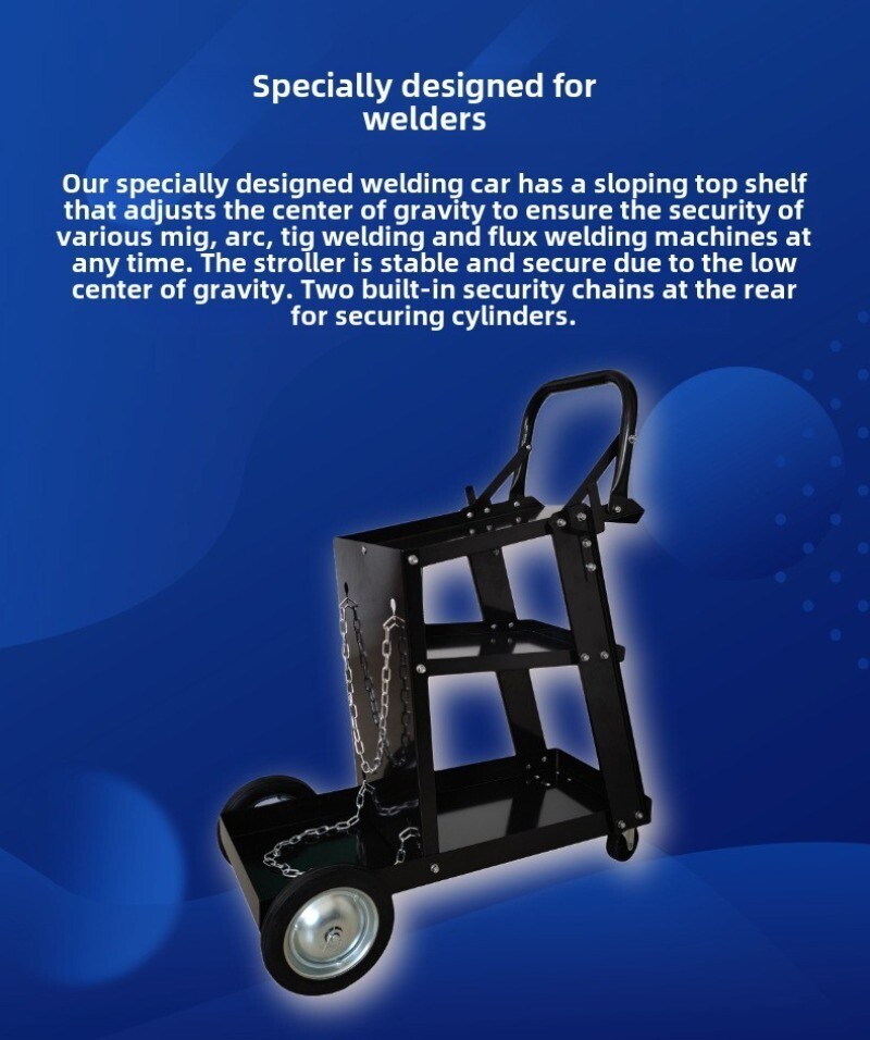 Argon Arc Welding Machine Moving Cart Two Protection Welding Machine Car