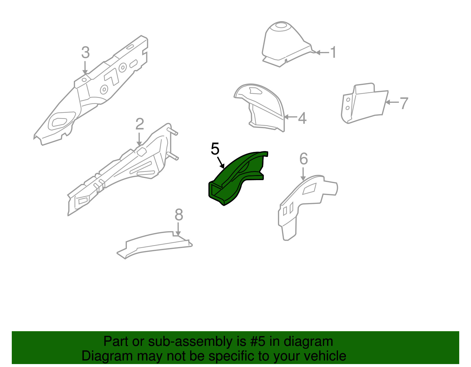 Genuine GM Rail Assembly 13173394