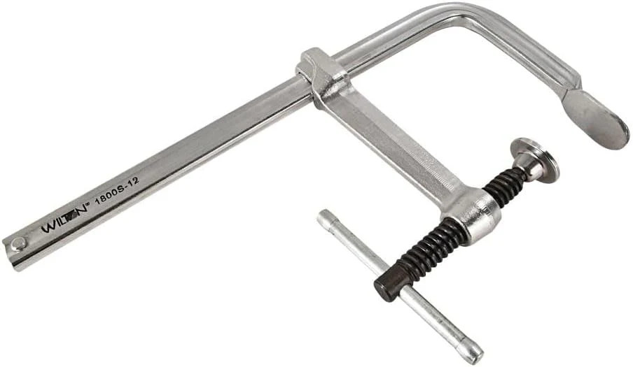 Wilton 86200 8" F-Clamp Regular-Duty Steel 4-3/4" Throat Clamp