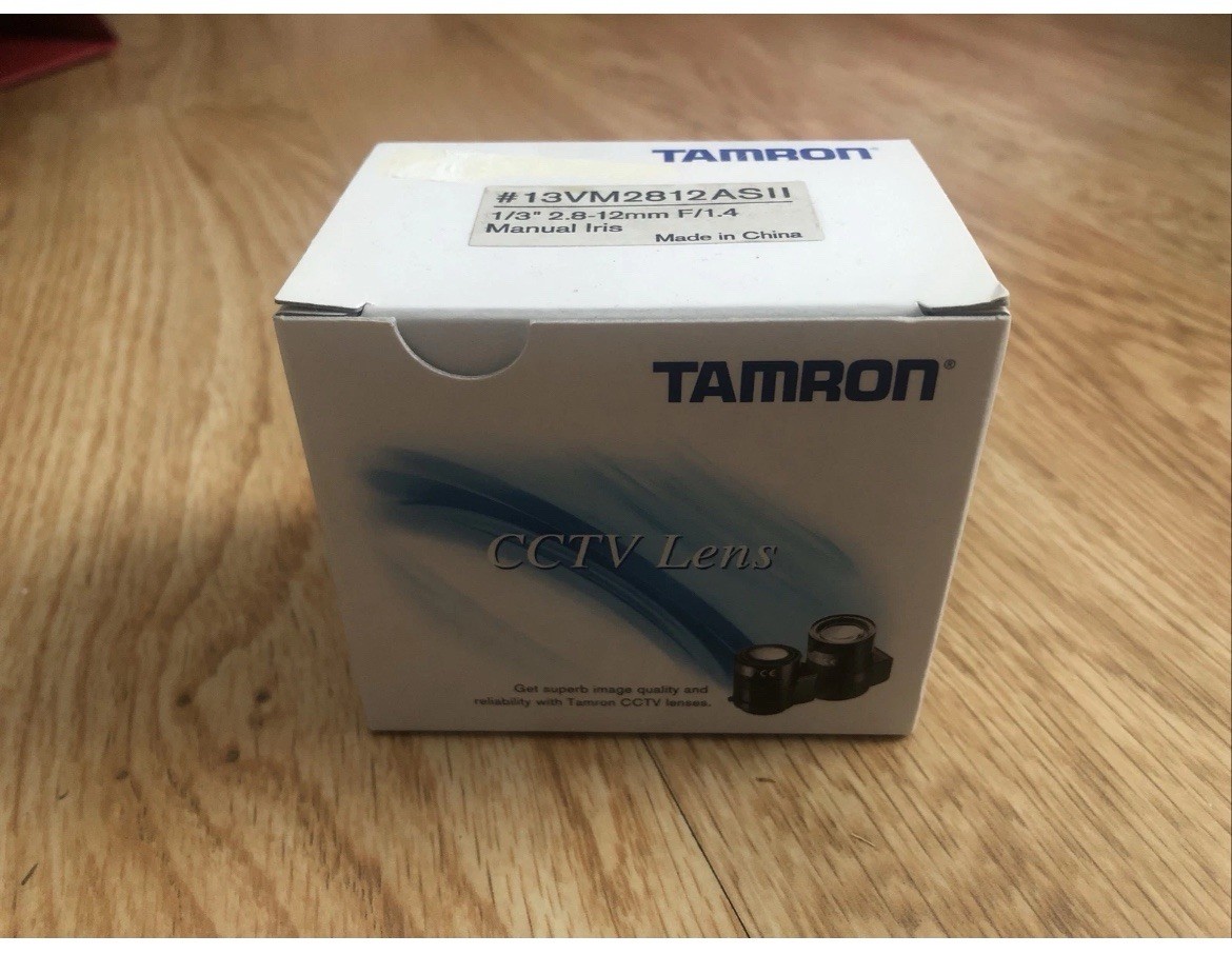 Tamron 13VM2812ASII CCTV Camera Lens Manual Iris 2.8-12mm New in Box