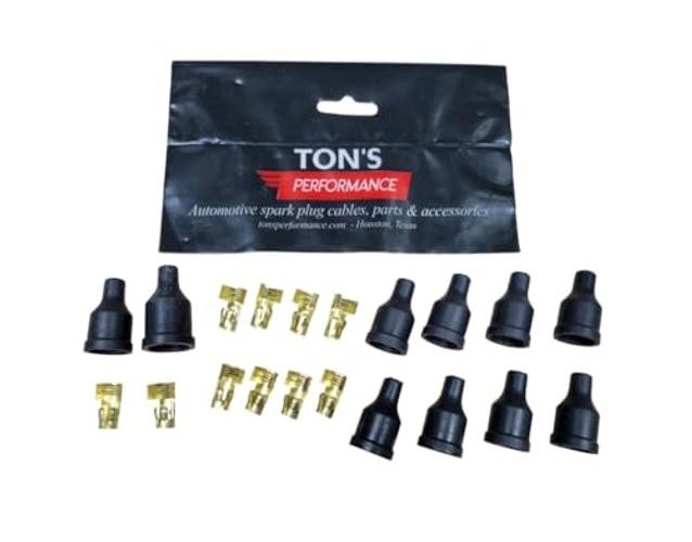 7-8mm Spark Plug Wire Boots & terminals for Points/Socket Type Distributor