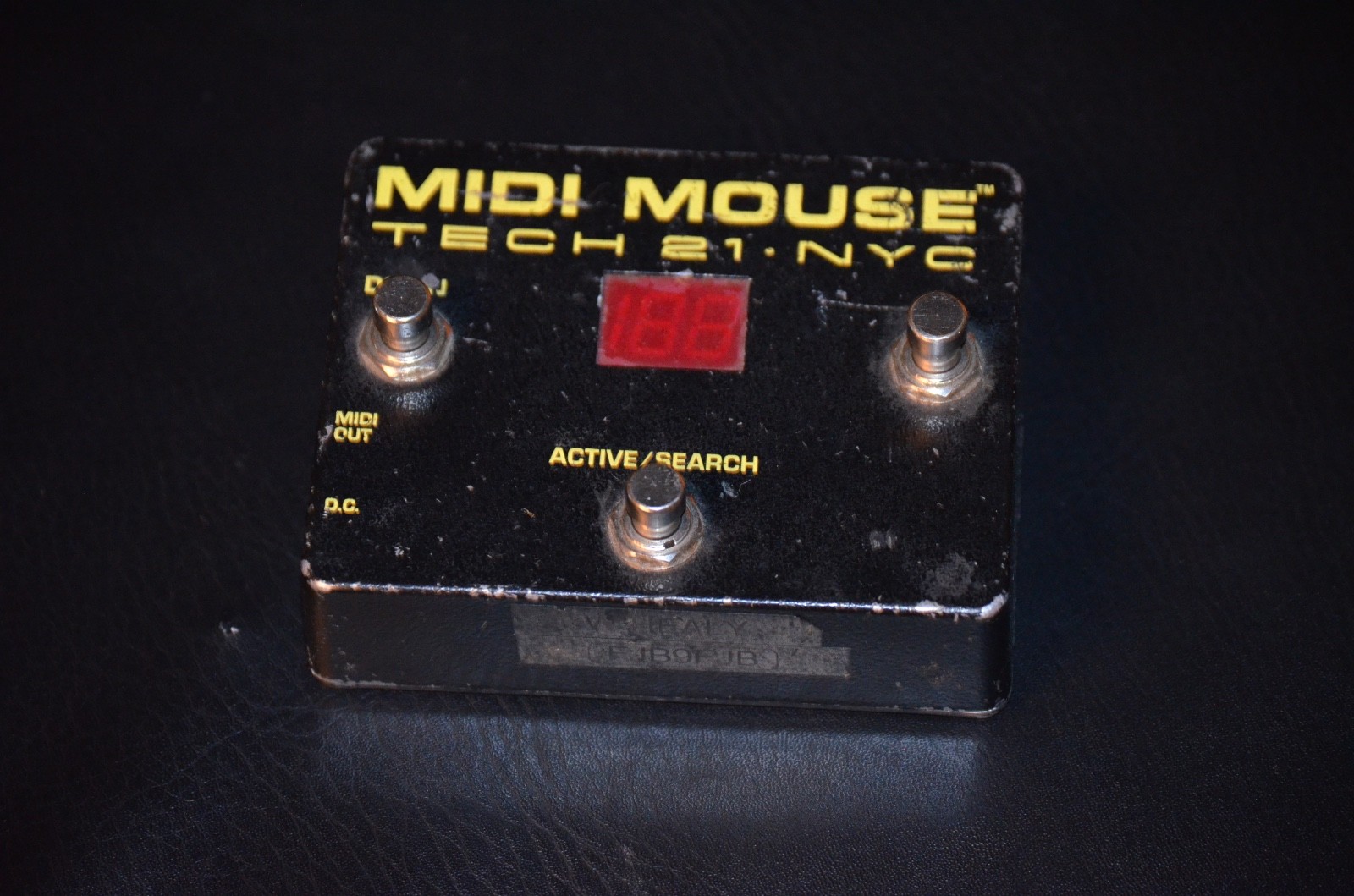 Tech 21 MIDI Mouse MIDI Foot Controller guitar synth bass vocals channel select