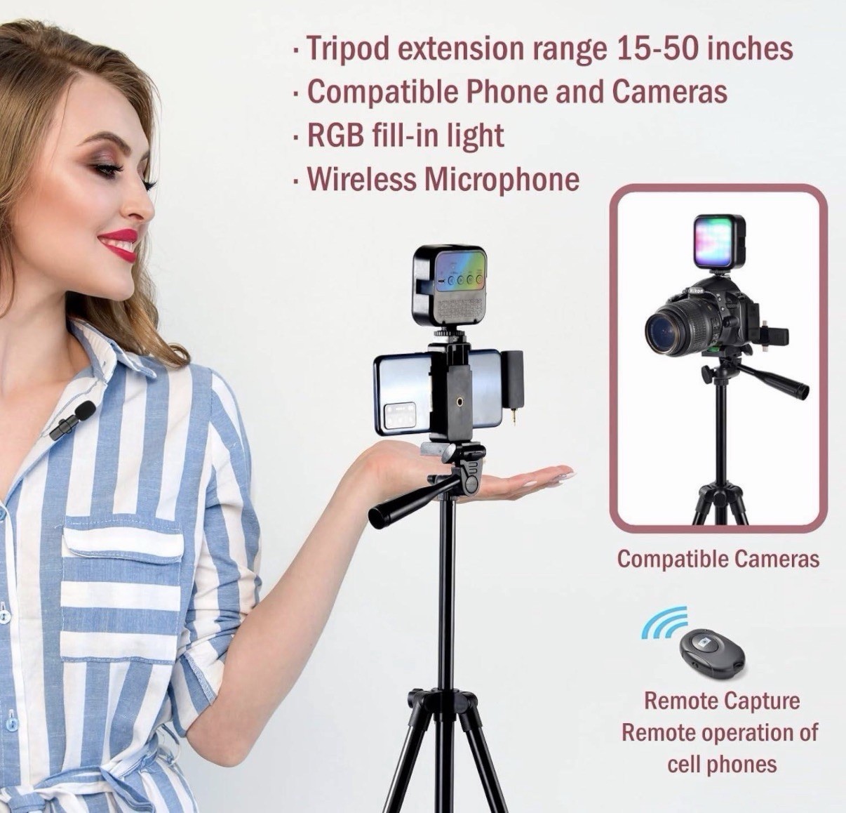 Vlogging Kit for iPhone, YouTube Starter Kit Beginner Content Creator Essentials