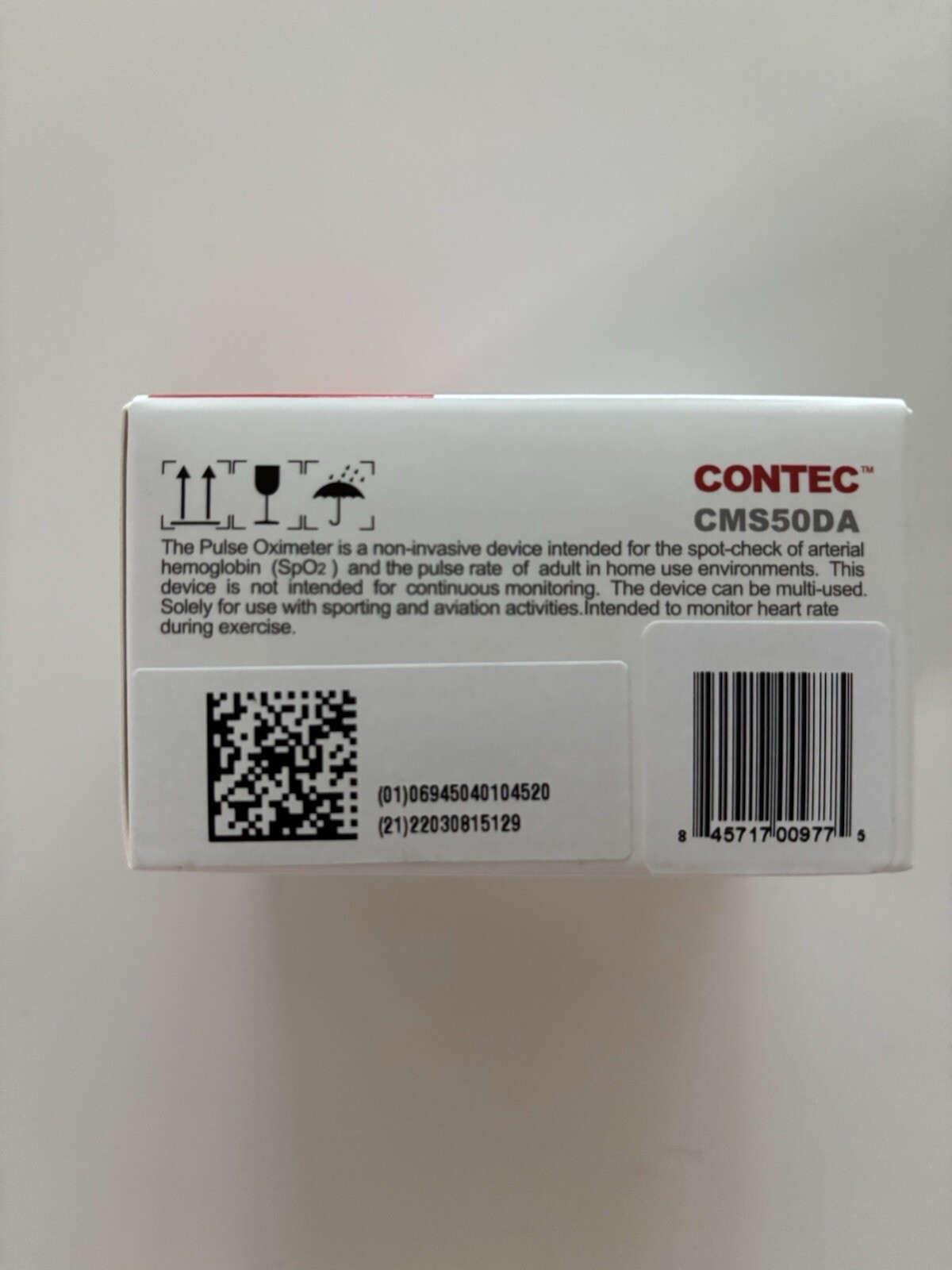 NEW! Contec Pulse Oximeter CMS50DA • New In Box as Shown