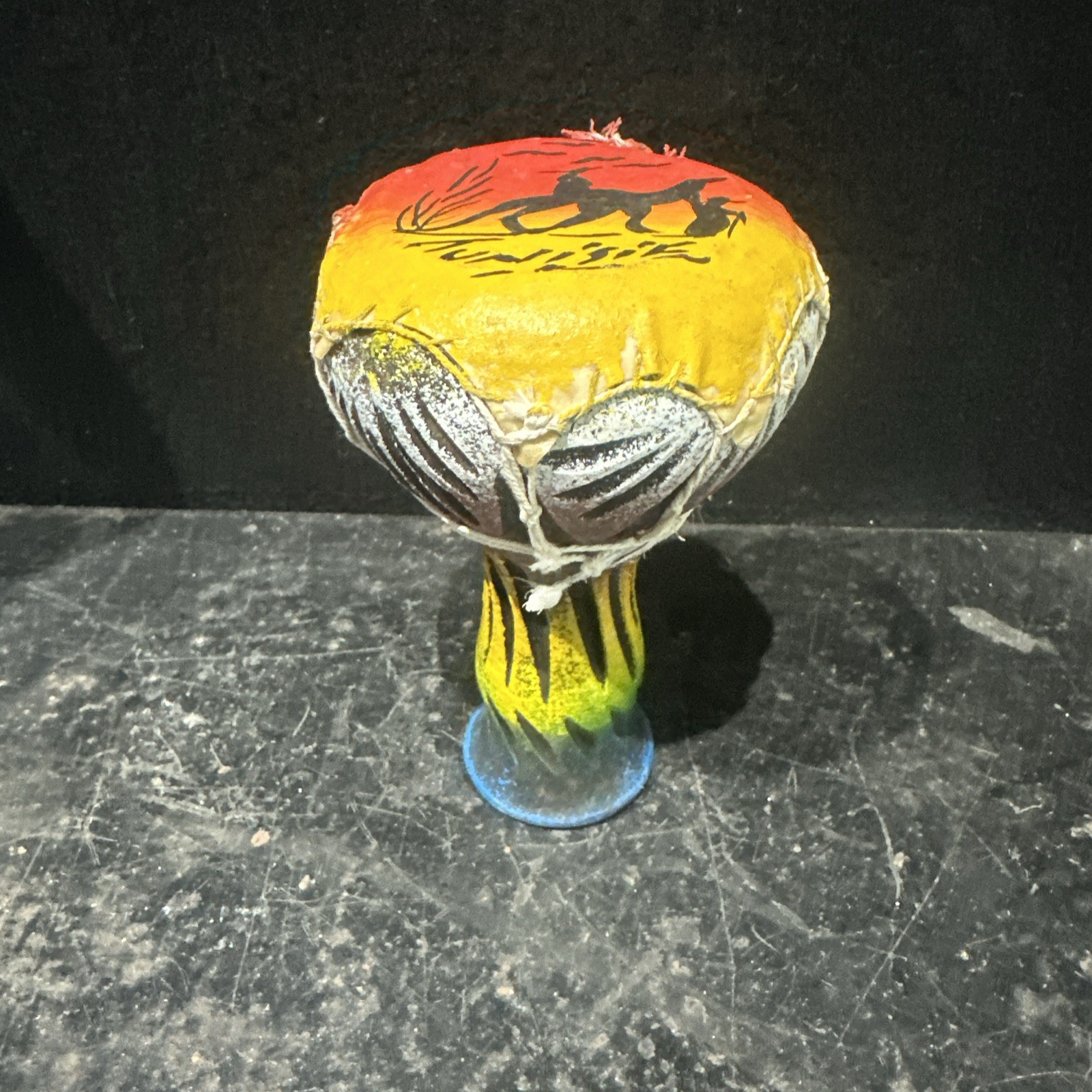 decorative miniature Tunisian djembe bongo drum Ref B10