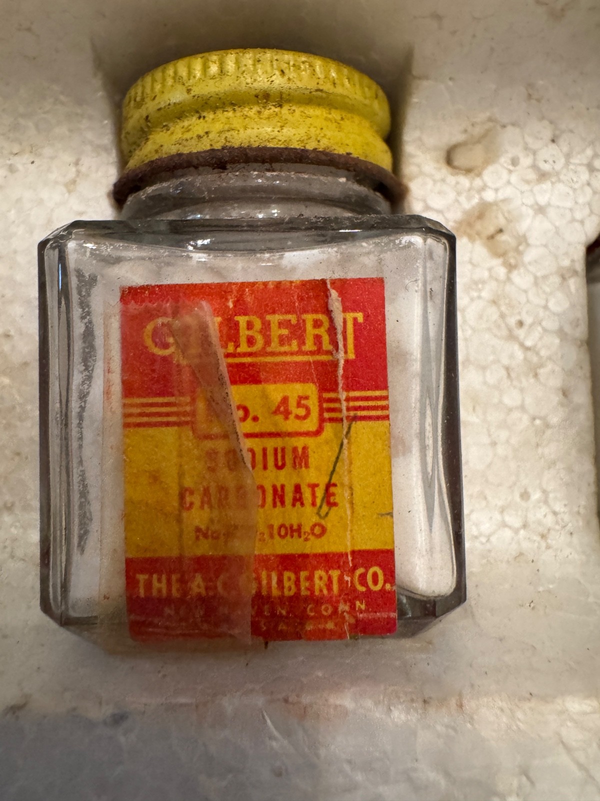 VTG Gilbert chemistry science experiment lab 12014 gatefold 1950s INCOMPLETE