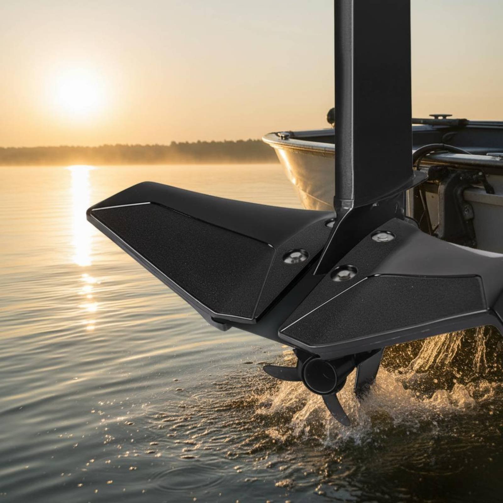 Outboard Engine Hydrofoil Save Fuel Consumption Outboard Engine Stabilizer Fin