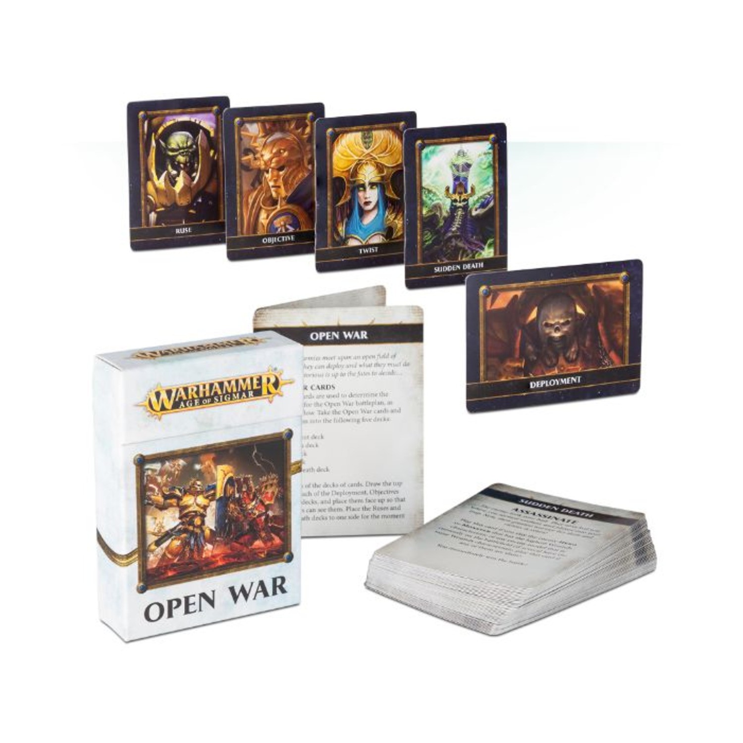 GW Warhammer Age of Sigmar Age of Sigmar - Open War Cards EX/NM