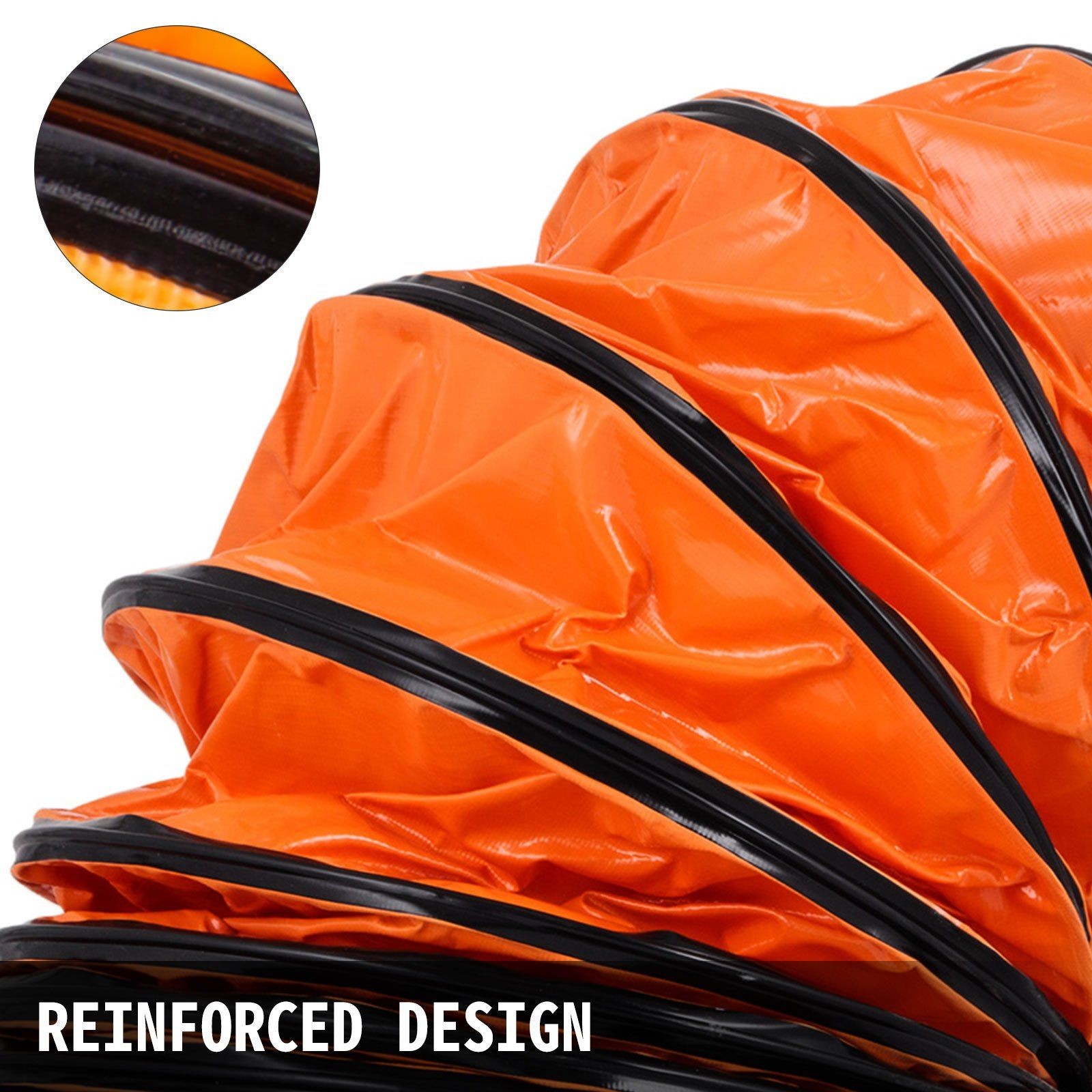 25FT PVC Flexible Duct Hosing for 12" Blower
