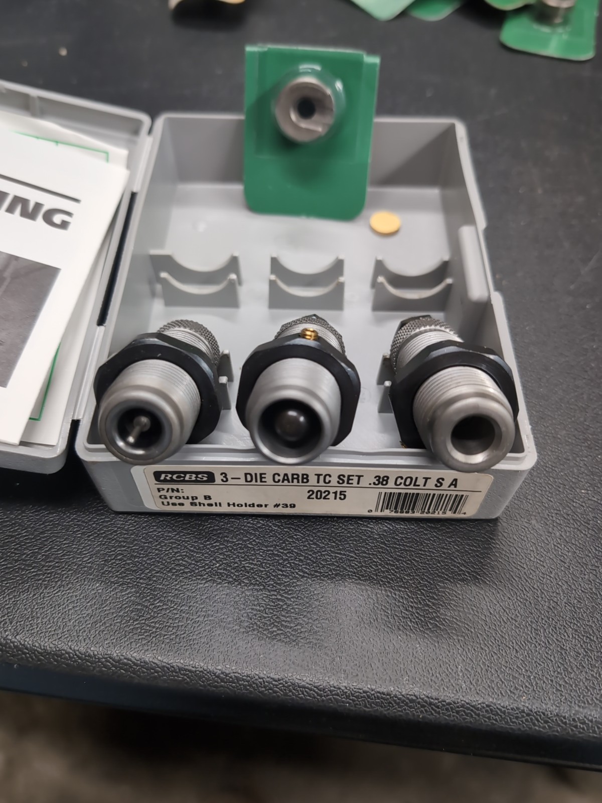 RCBS .38 Super/38 Colt Auto Carbide 3 Die Set 20215 HARDER-TO-FIND Caliber