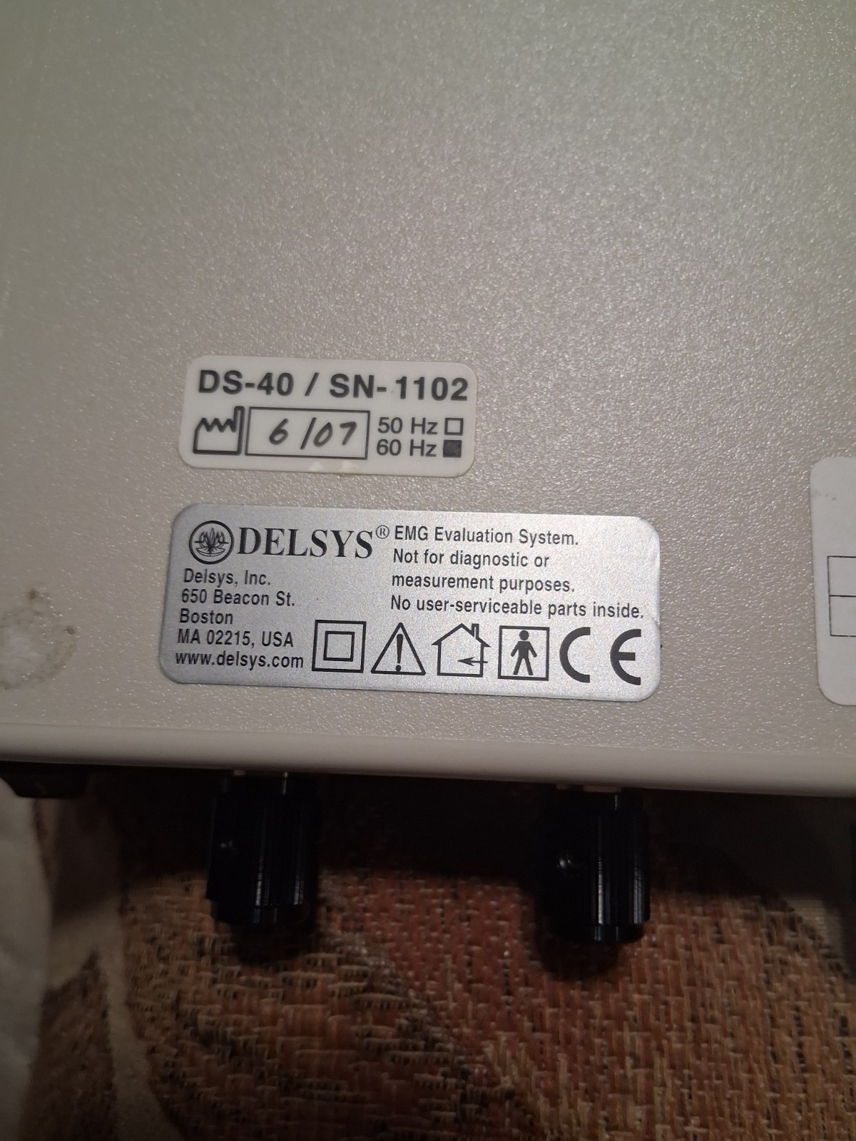 Delsys EMG System With AC Adapter And All Wire Connections