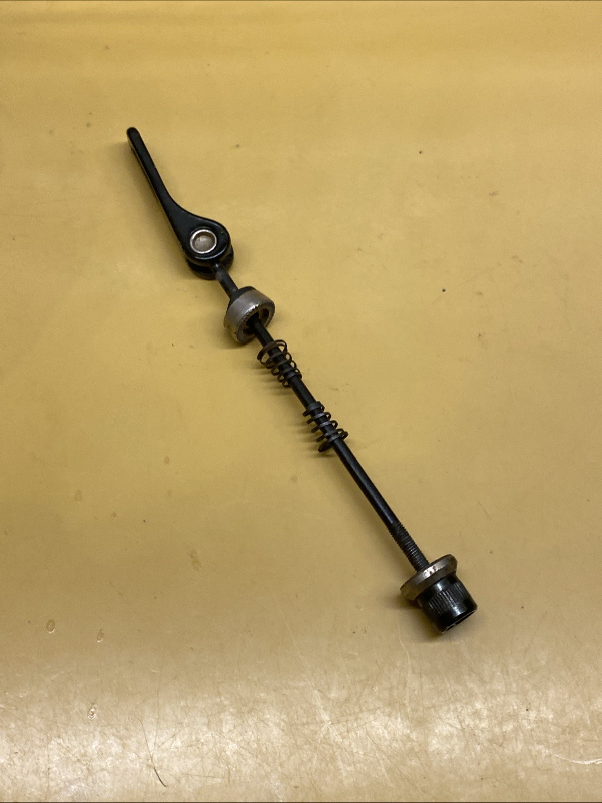 Black Cannodale Coda Front 100mm Steel Spindle Quick Release Skewer