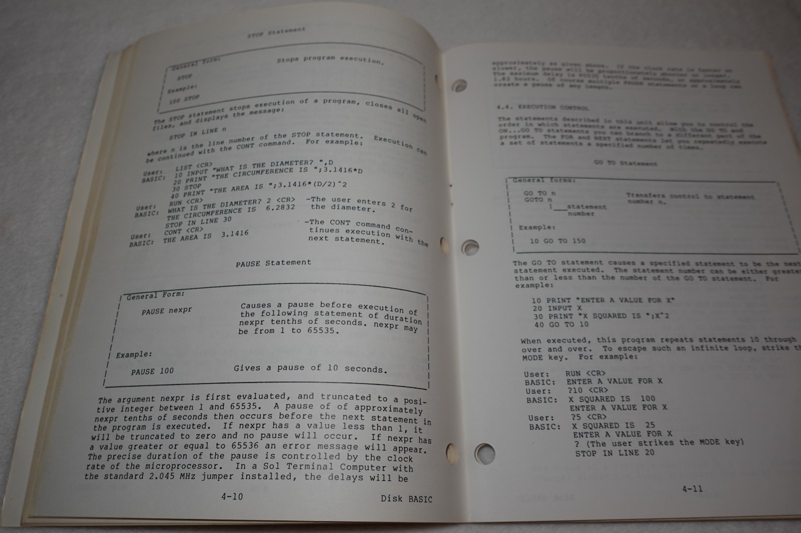 Processor Technology Extended Disk BASIC 1978 Vintage Original User's Manual