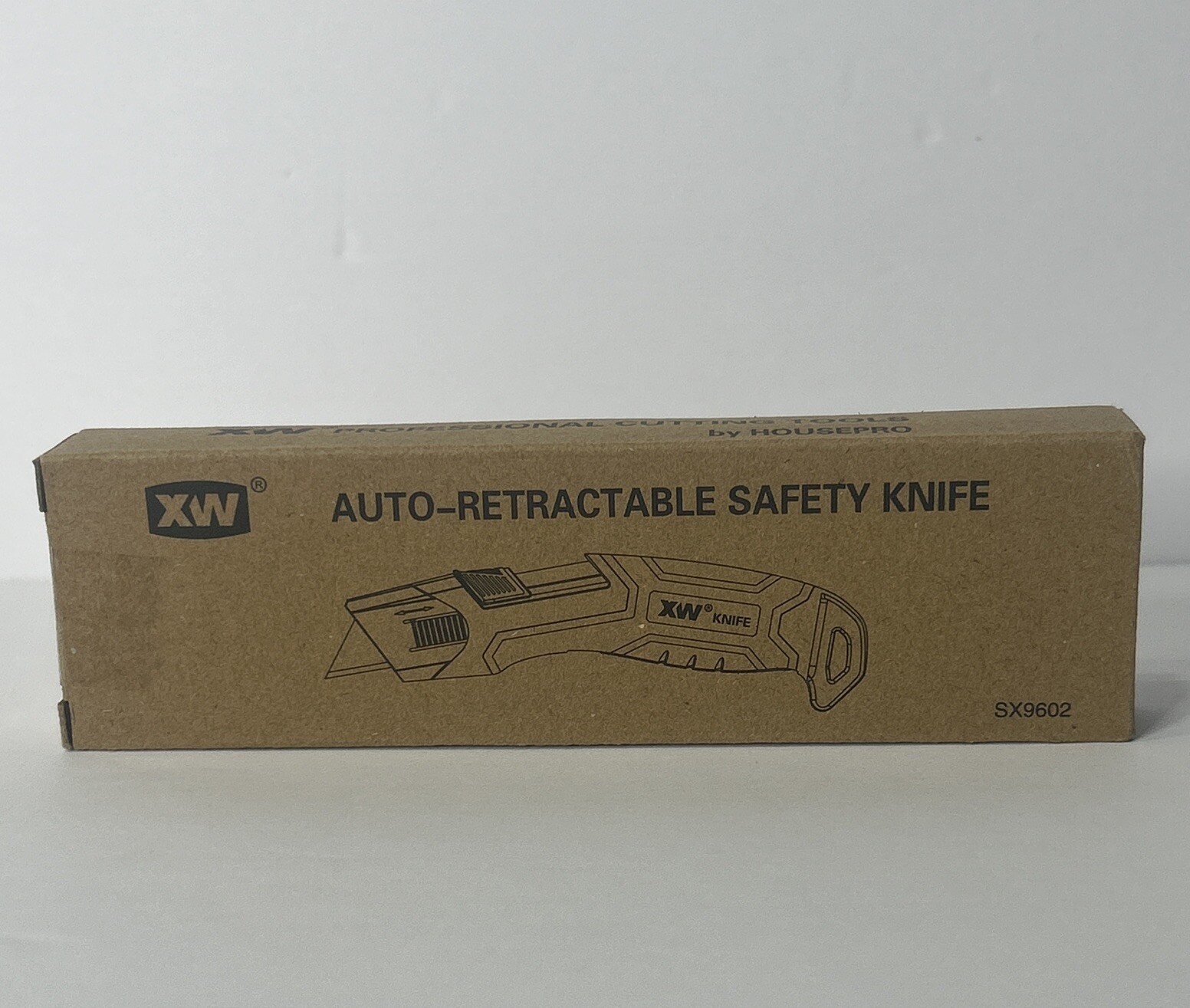 XW Auto-Retractable Safety Utility Knife, Box Cutter of Quick Blade  Change. New