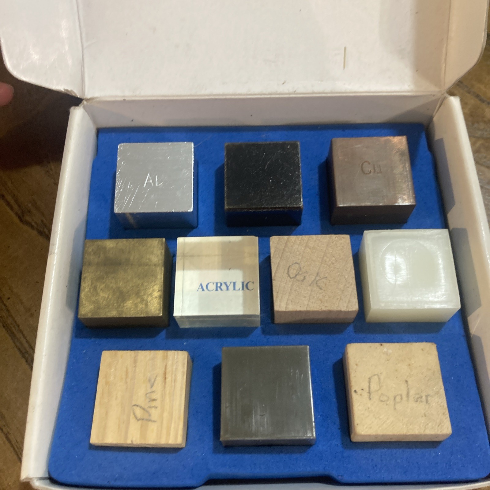 Science First 30-161 Density Cube Set w/ Box