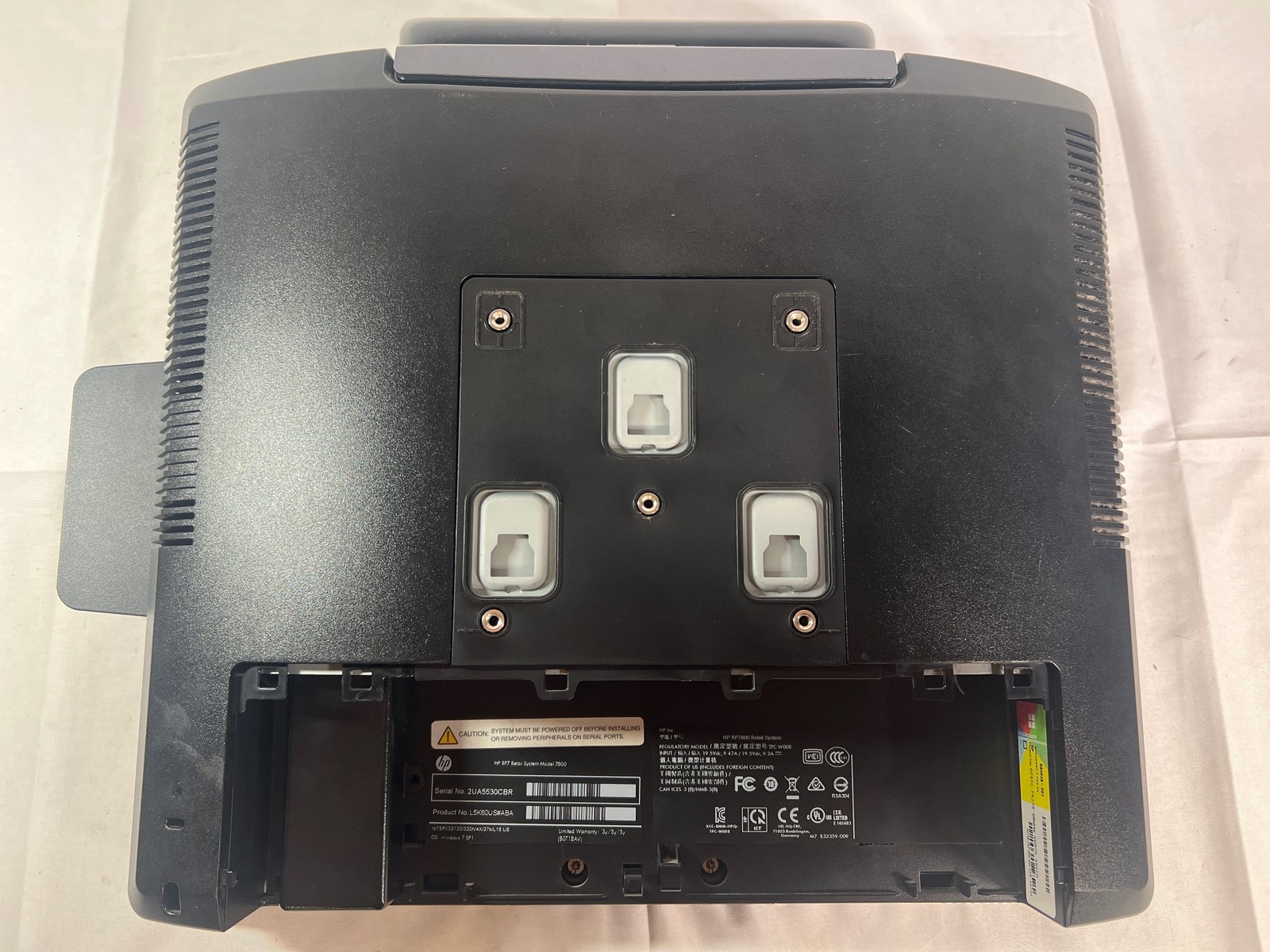 HP RP7800 AIO Retail System - No HDD/SSD