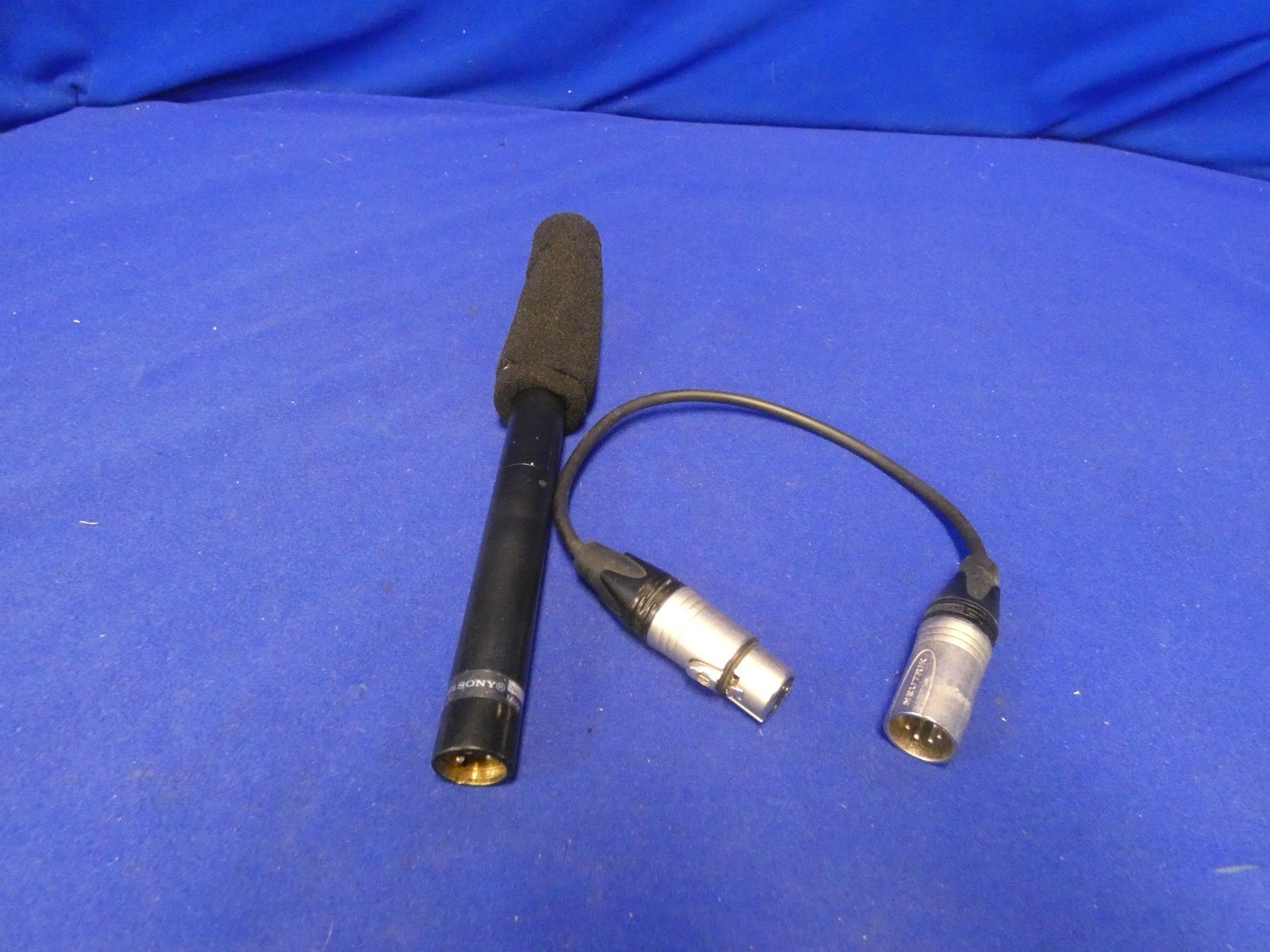 Sony ECM-674 Electret Condenser Microphone w/3-Pin to 5-Pin XLR Adapter Cable