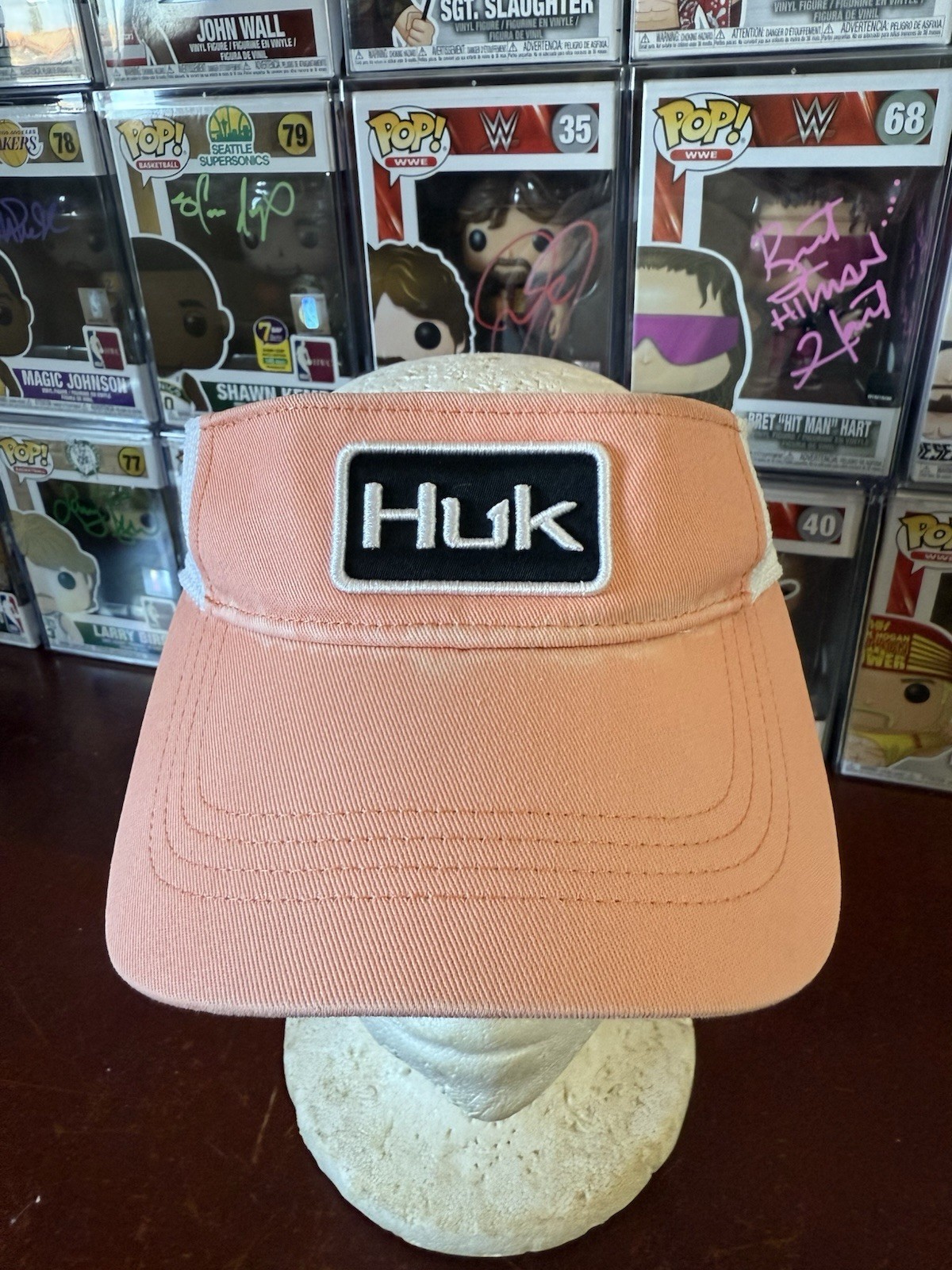 Flawed - Huk Fishing Visor - Salmon