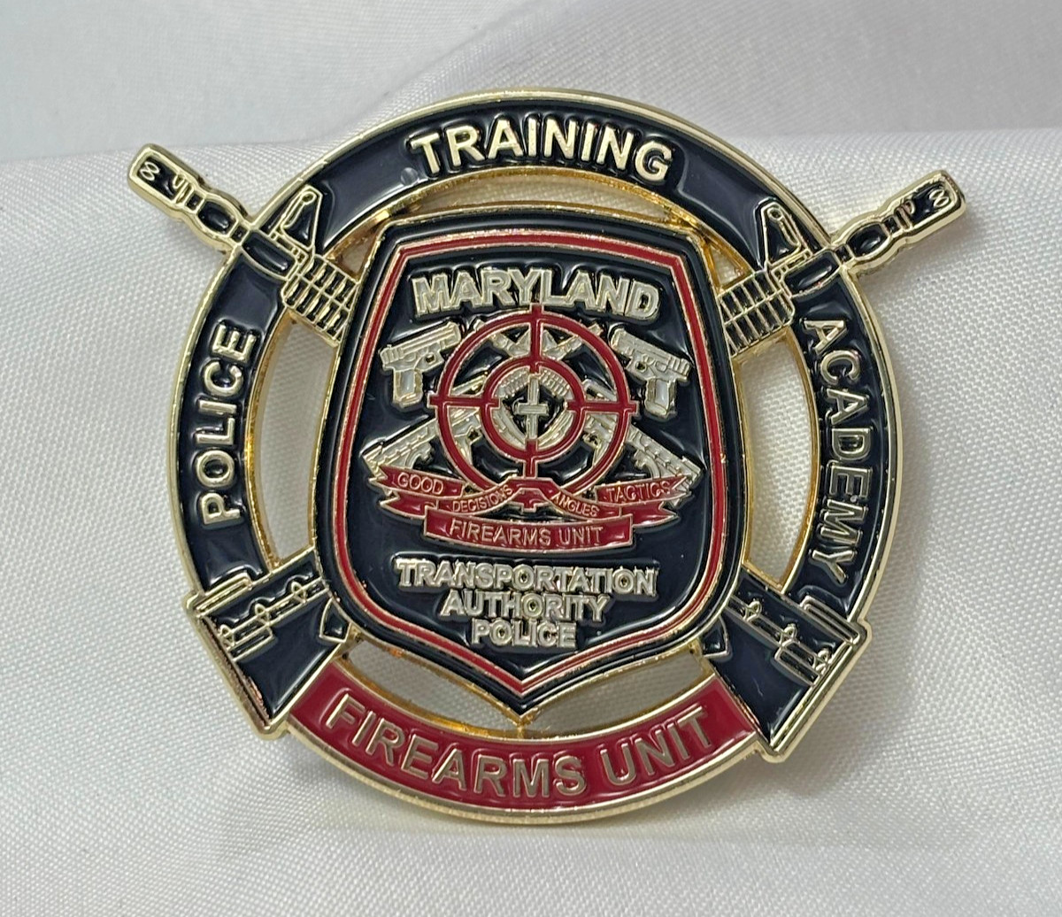 Maryland Transportation Authority Challenge Coin Firearms Unit Police Training