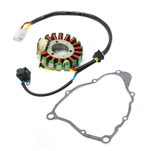 4BD-15451-01-00 Stator and Gasket, Replacement for Yamaha Timberwolf 250