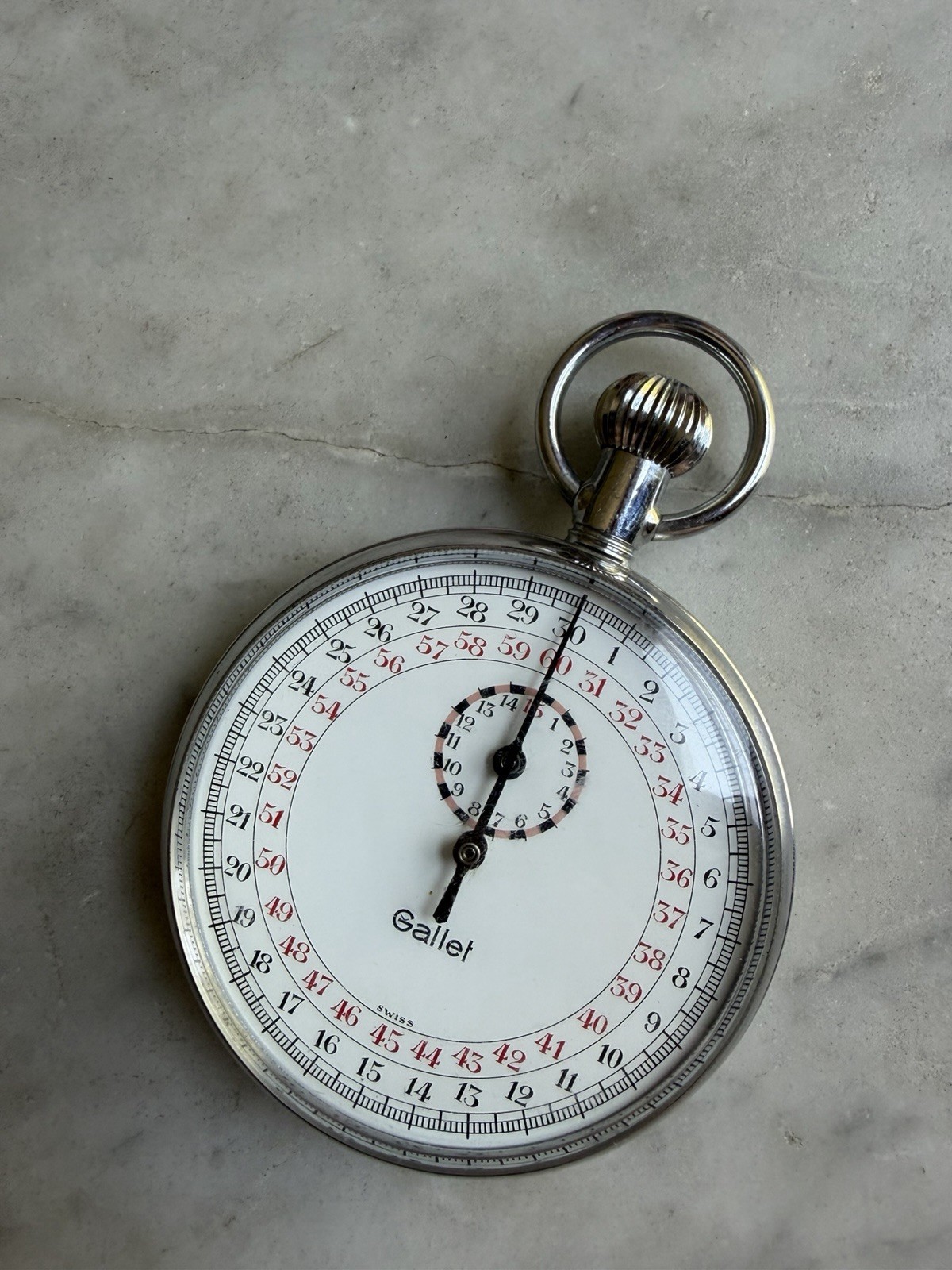 Vintage Gallet Swiss Stopwatch