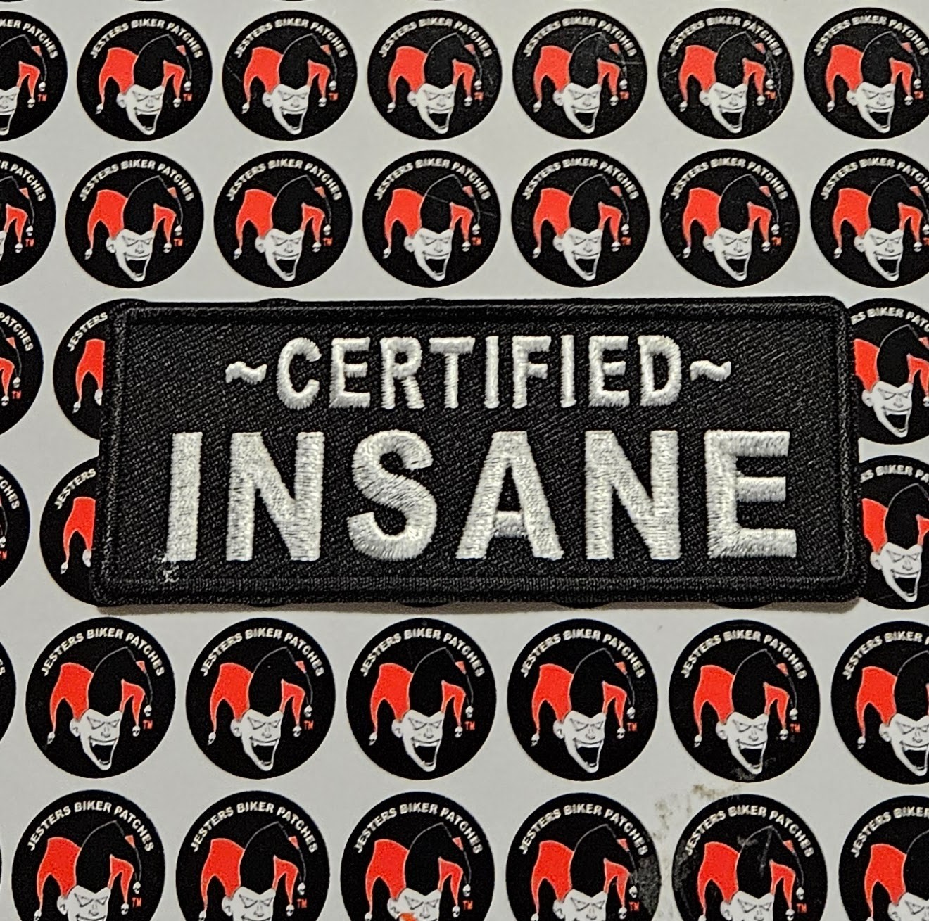 Certified Insane Embroidered Patch WB031