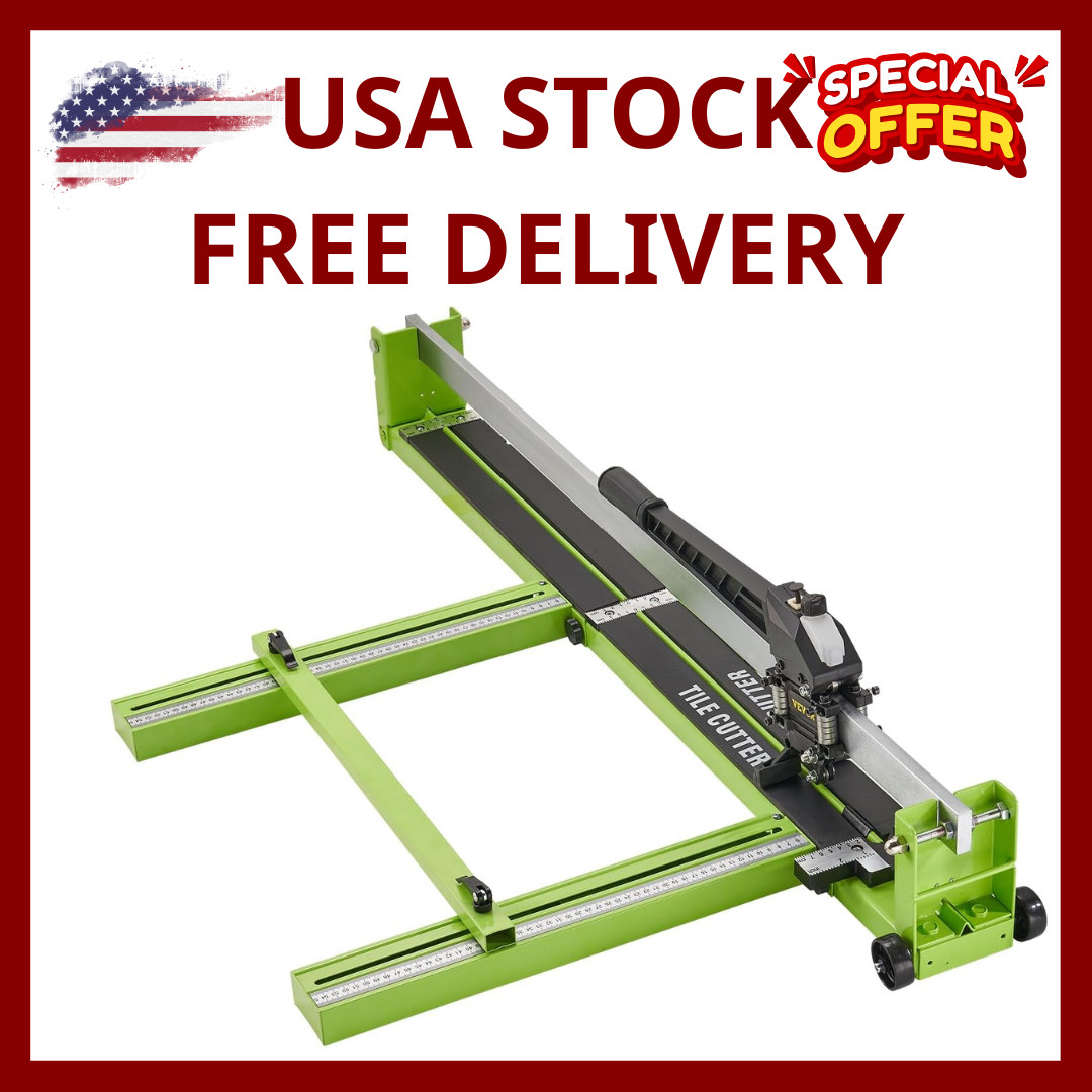 Precision 48" Manual Tile Cutter with Laser Guide for Perfect Cuts