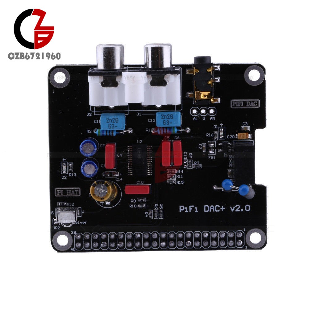 Audio Sound Card Module Board HIFI DAC I2S LED PCM5122 For Raspberry Pi 2 B+ New