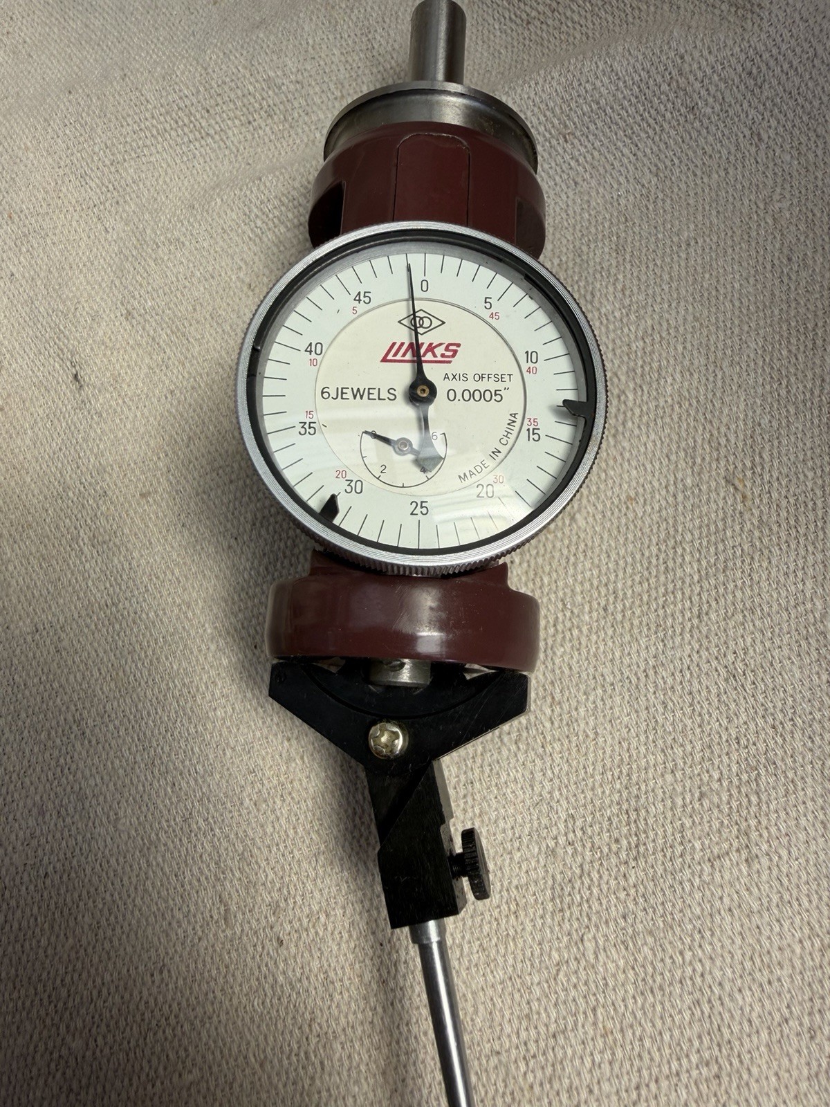 LINXS Coaxial Centering Indicator 0.0005” Dial Axis Offset w/ Case & Accessories