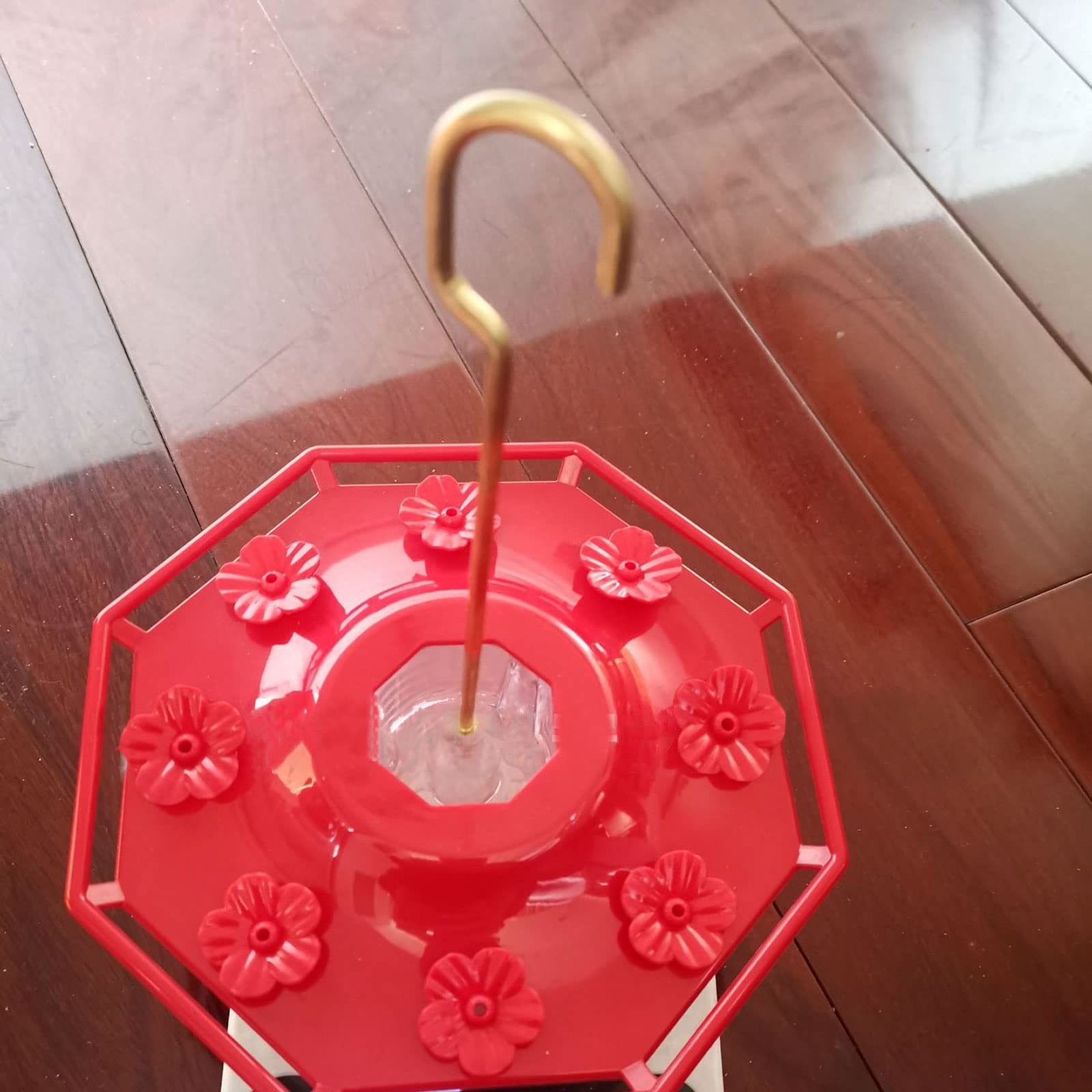 30 Sets Hummingbird Feeders Replacement Flowers, Unique Replaceable Red