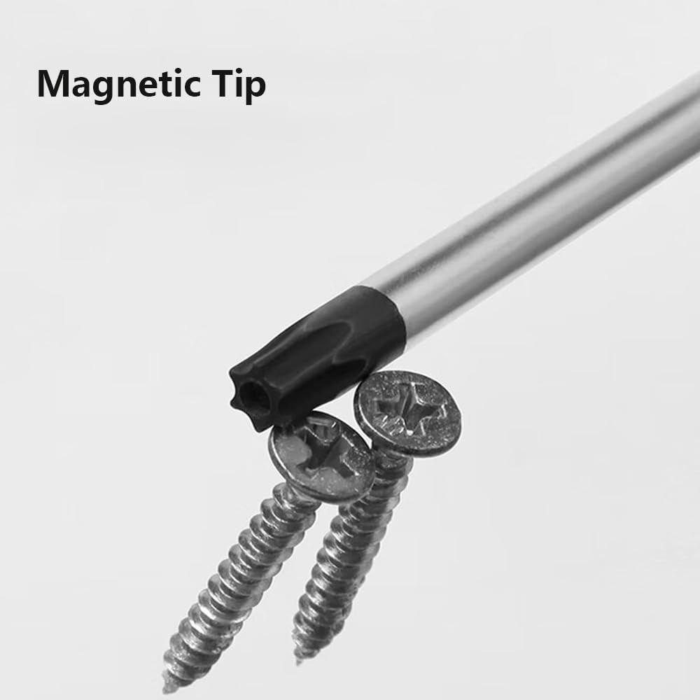 T25 Torx Security Screwdriver with Magnetic Tip Plastic Grip for Computer Repair
