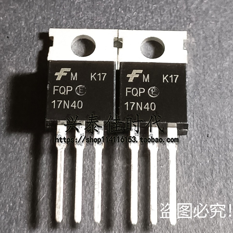 10PCS FQP17N40 17A/400V TO-220 Field Effect Triode
