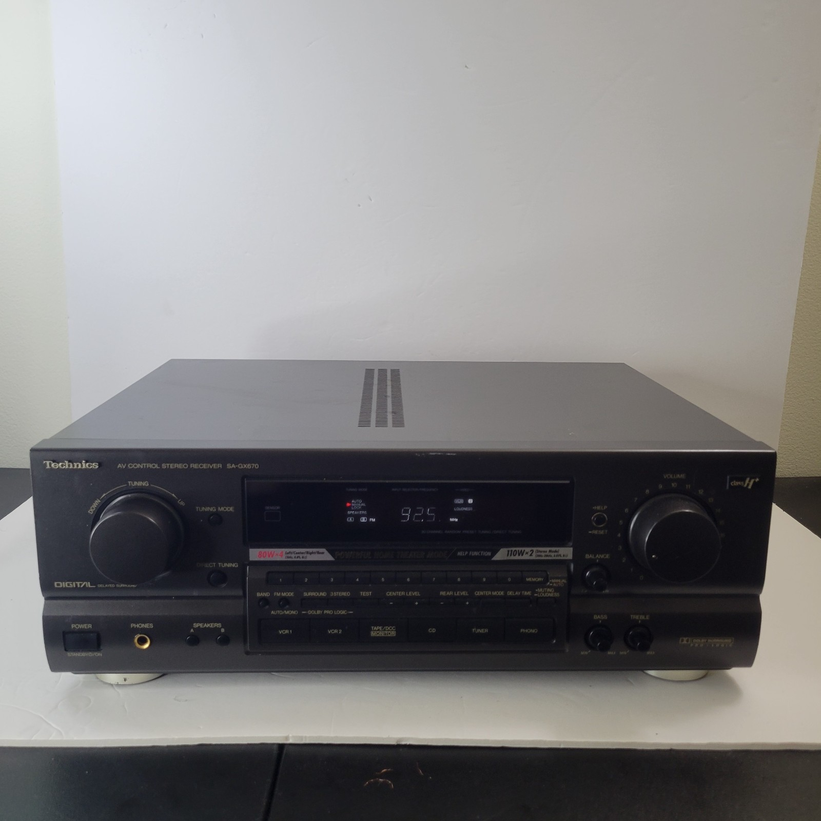Technics SA-GX670 Receiver HiFi Stereo Phono 5.1 Channel Home Theater Vintage