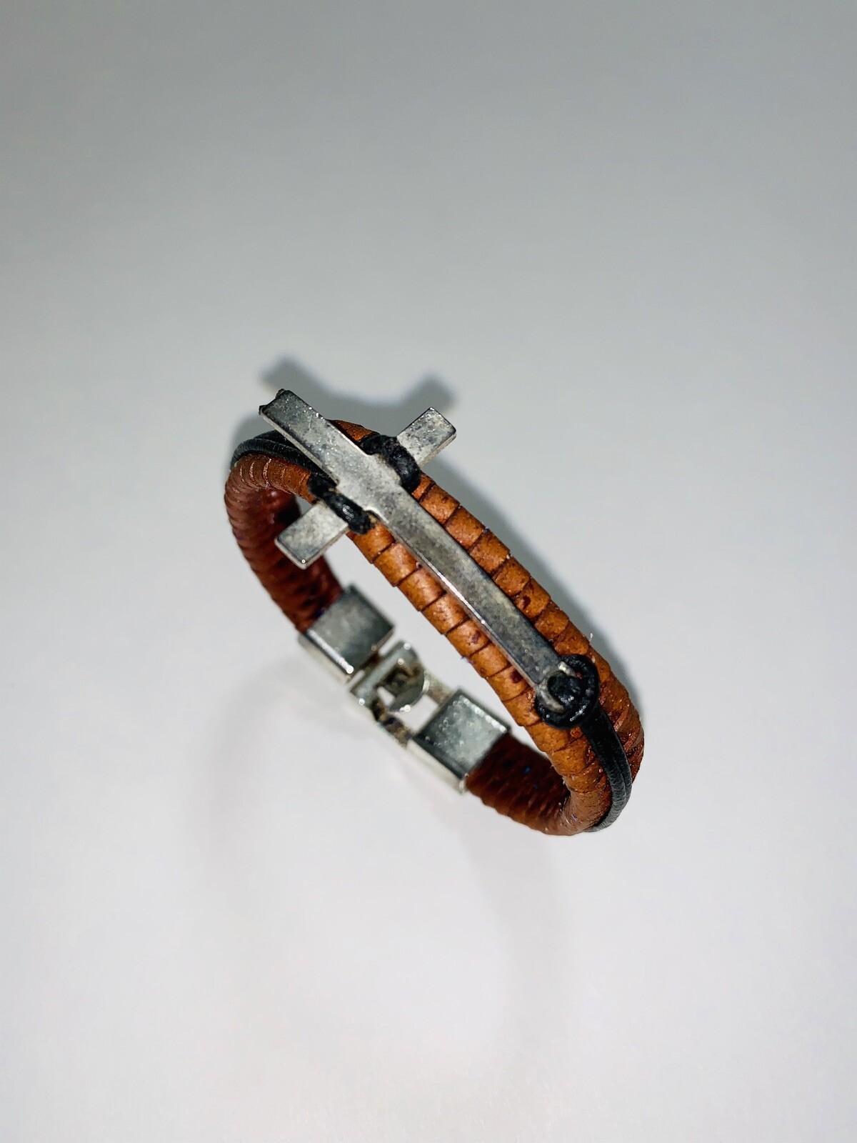 Fashion Jewelry Handcrafted Brown Leather Bracelet
