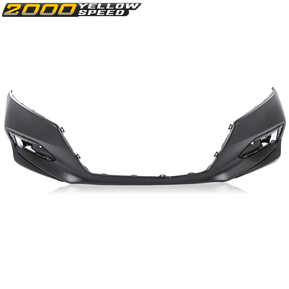Fit For 2018-2020 Honda Accord Sedan W/o Sensor Front Bumper Cover Black