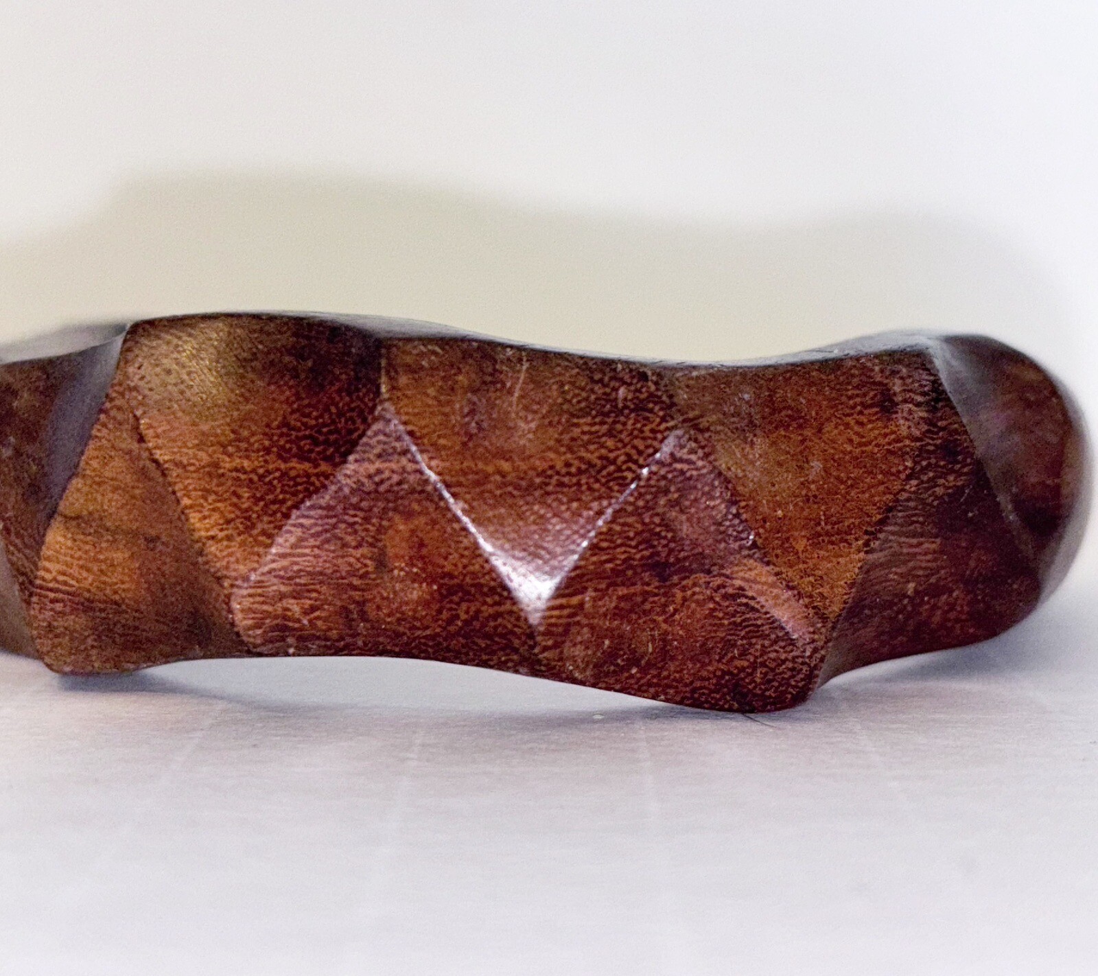 Hand Carved Wooden Bracelet