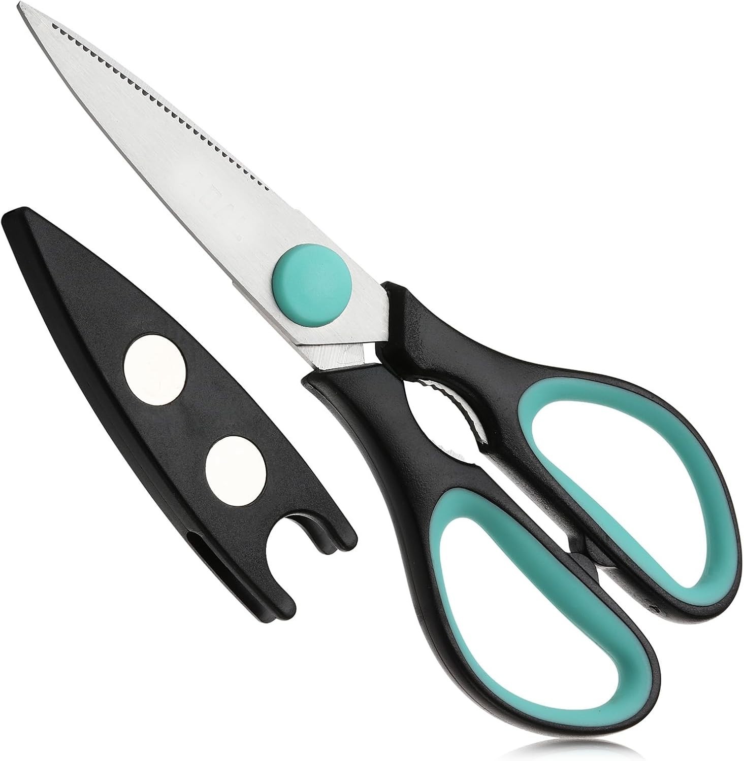 All Purpose Kitchen Shears with Protective Sheath, 8 Inch, Dishwasher Safe, S...