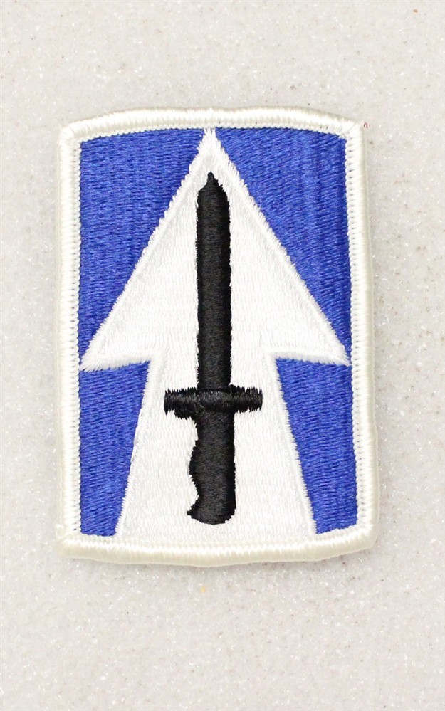 Army patch 4352 - 73rd Infantry Brigade w/merrowed edge