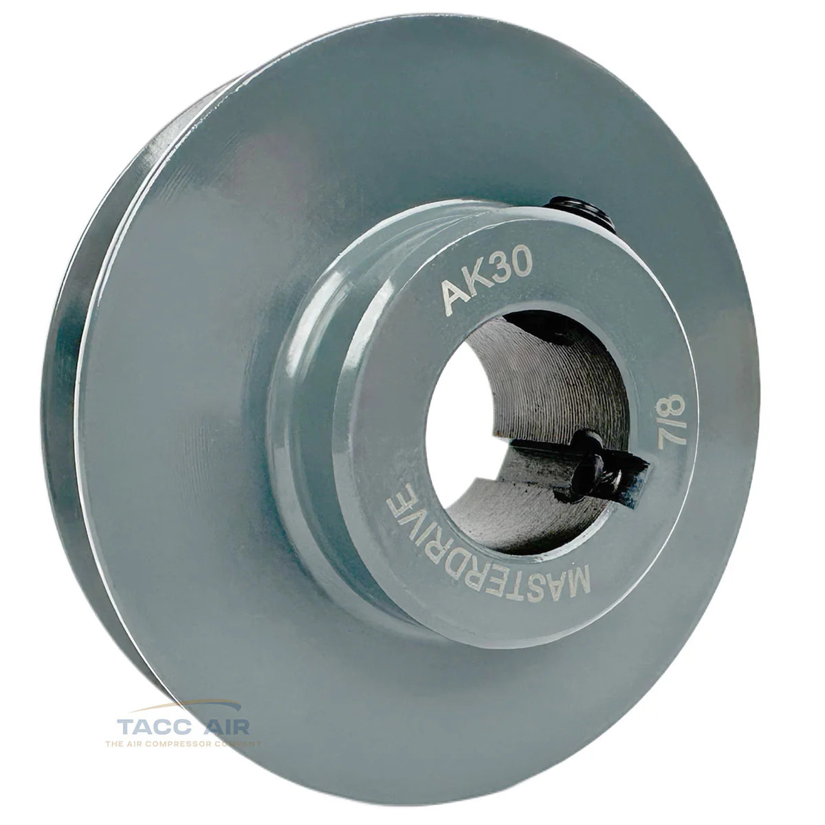 AK30-7/8 Cast Iron 3" Single Groove Pulley A Section V Belt 4L 7/8" Shaft Bore