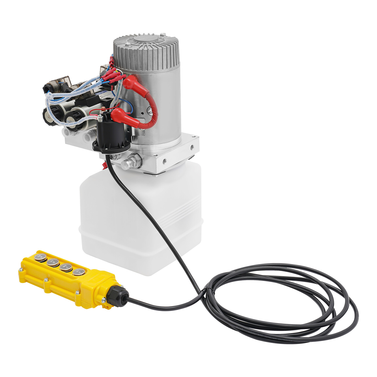 22Mpa Hydraulic Pump 4.5 Quart Double Acting Dump Trailer Pump Power Unit DC 12V