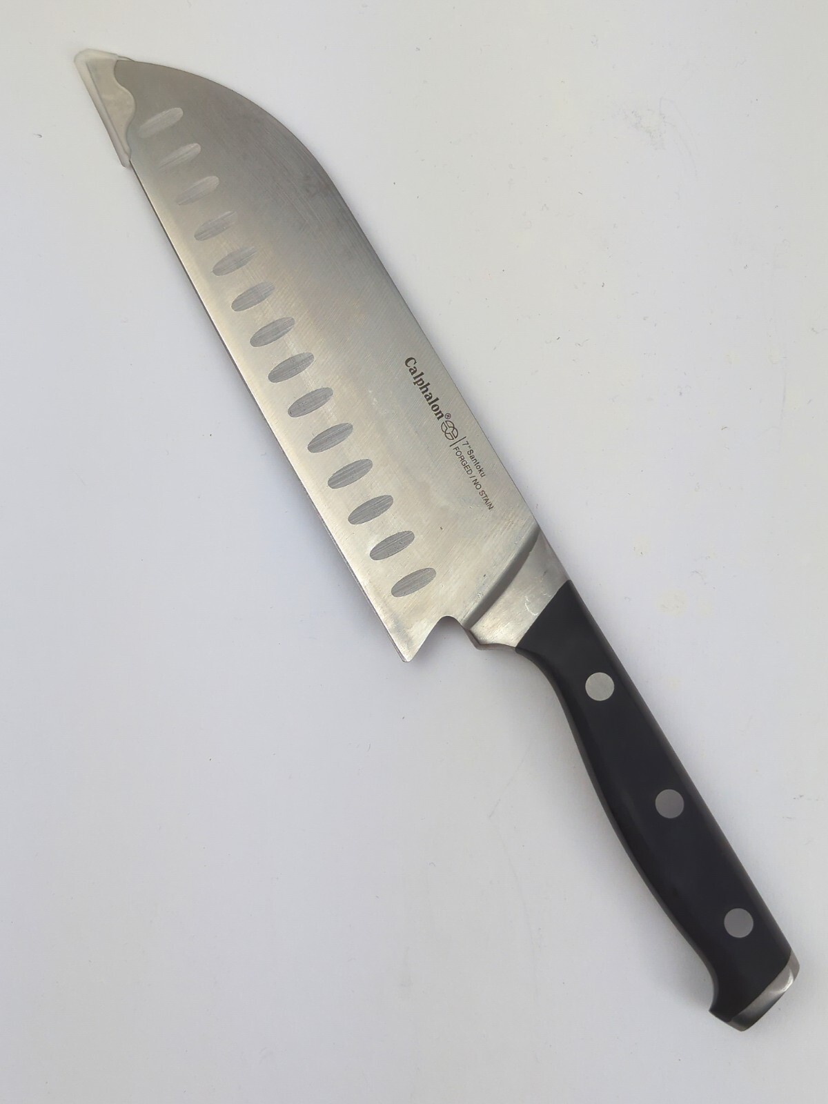 Calphalon CLASSIC 7" SANTOKU Knife, FORGED Blade, NO Stain, FAST Shipping, NEW!