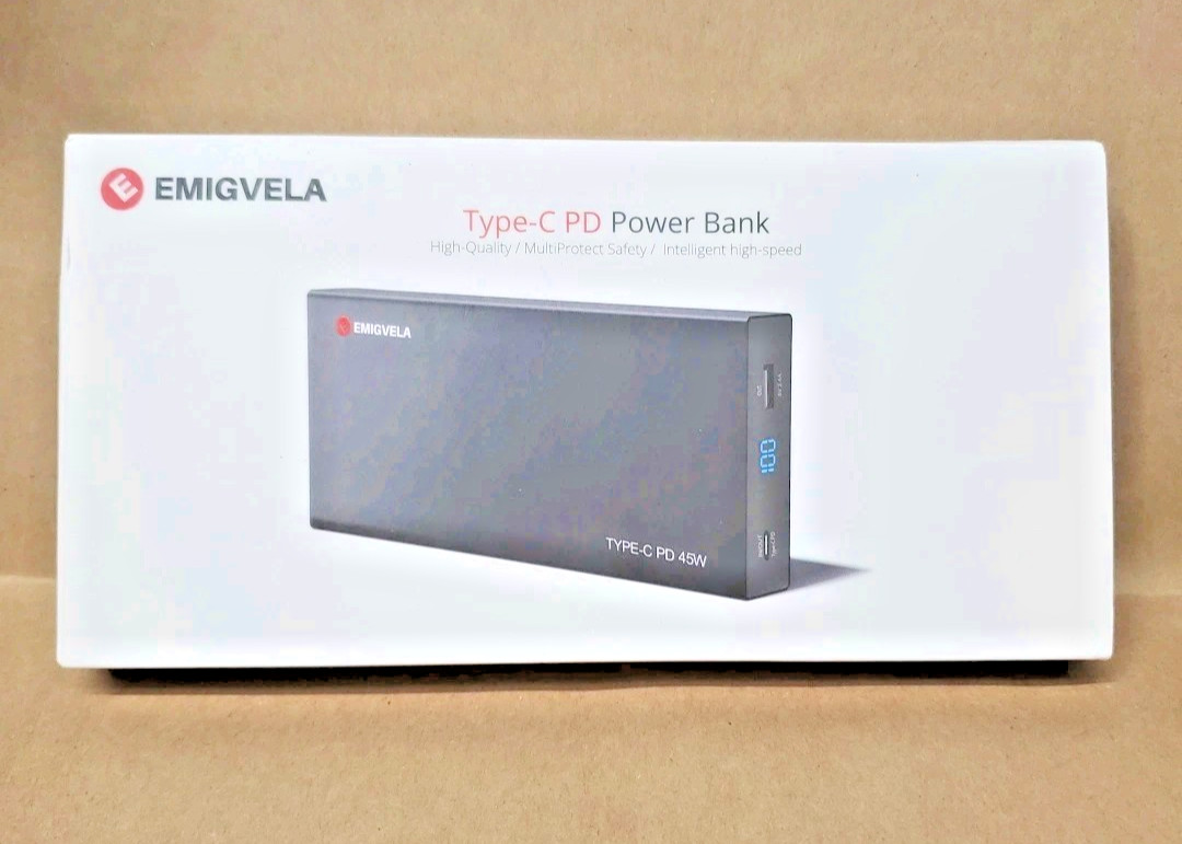 Emigvela Live Power Bank - Type C PD Power Bank - 45W