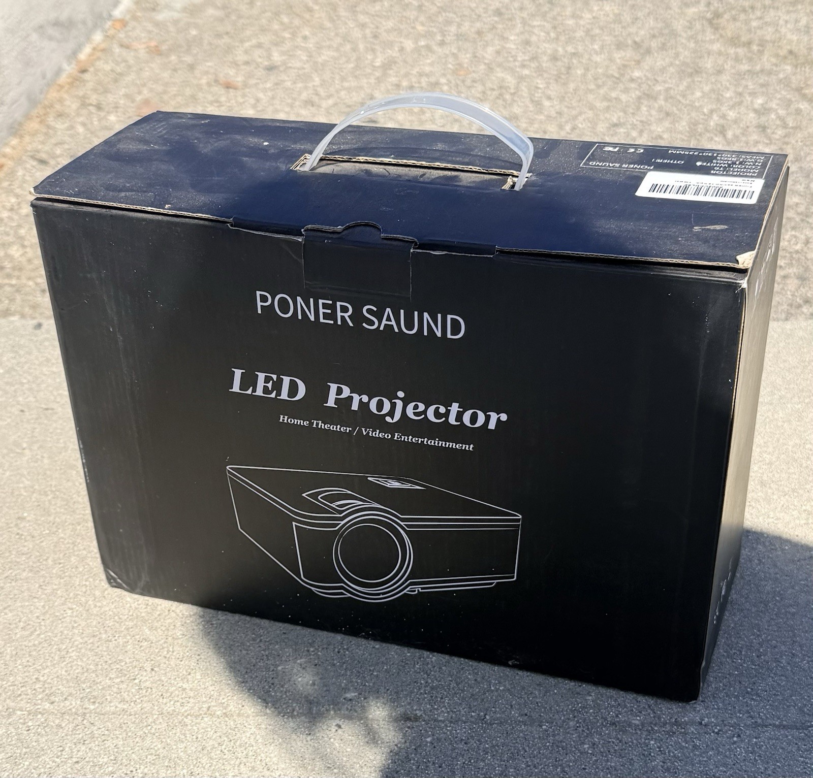 Poner Saund T6 LED Projector New Open Box